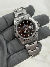 Rolex Explorer II Stainless Black Dial 40mm Auto Men's Watch 16570