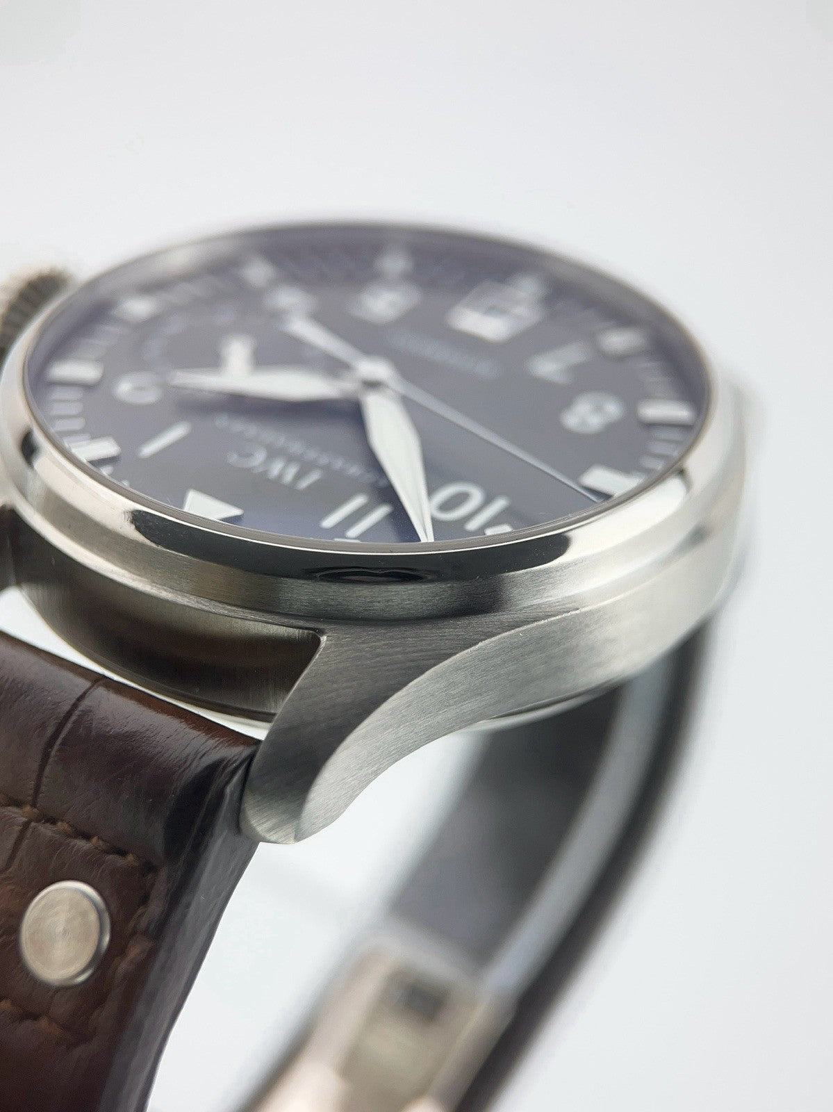 IWC Big Pilot 18k White Gold Grey Dial 46mm Automatic Mens Watch IW500402