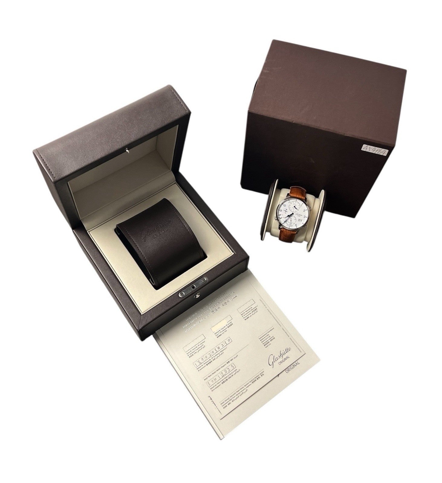 Glashutte Original Senator White Dial Steel 44mm Automatic Mens 1-89-02-03-02-30