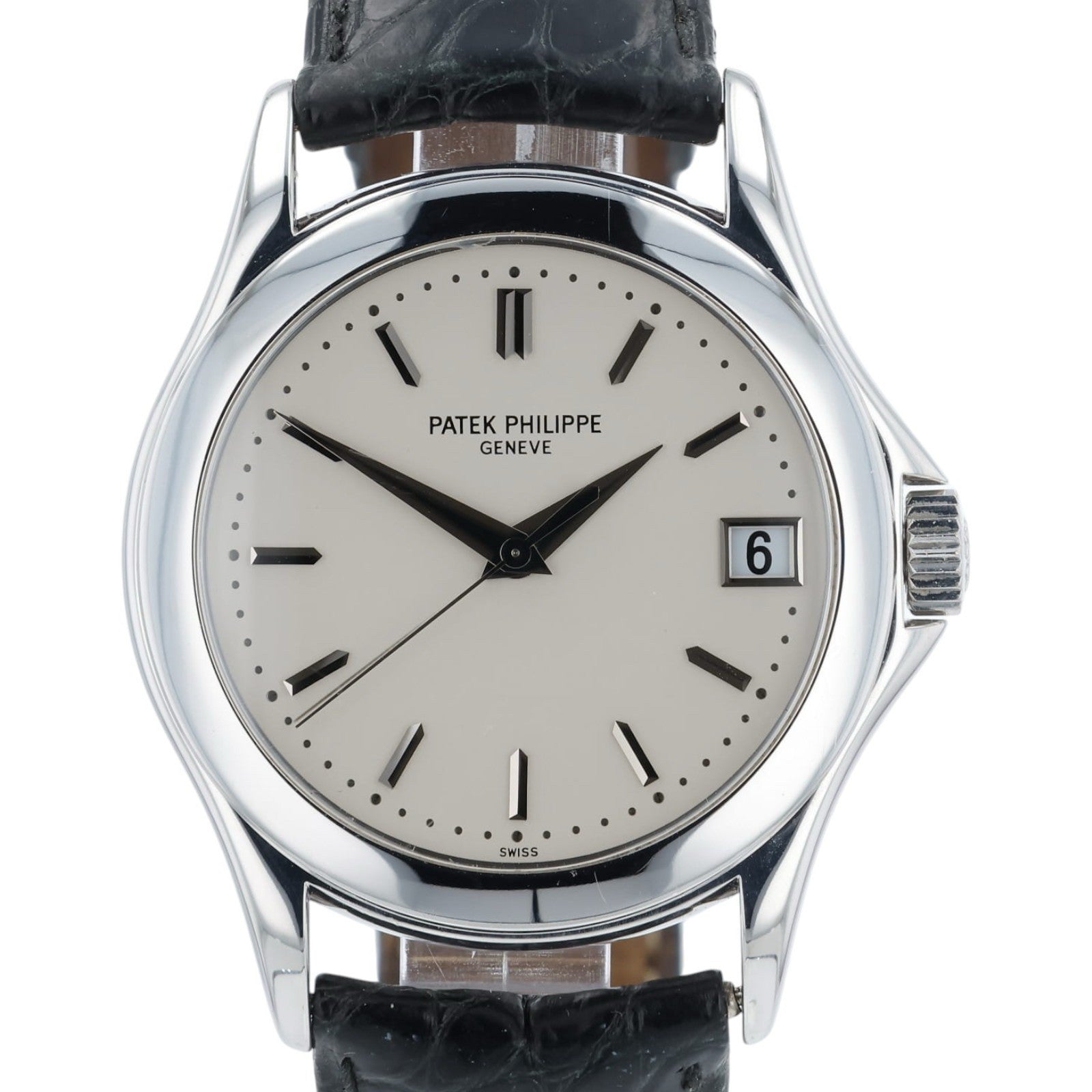 Patek Philippe Calatrava Silver Dial 18k White Gold 37mm Automatic Men’s 5127G