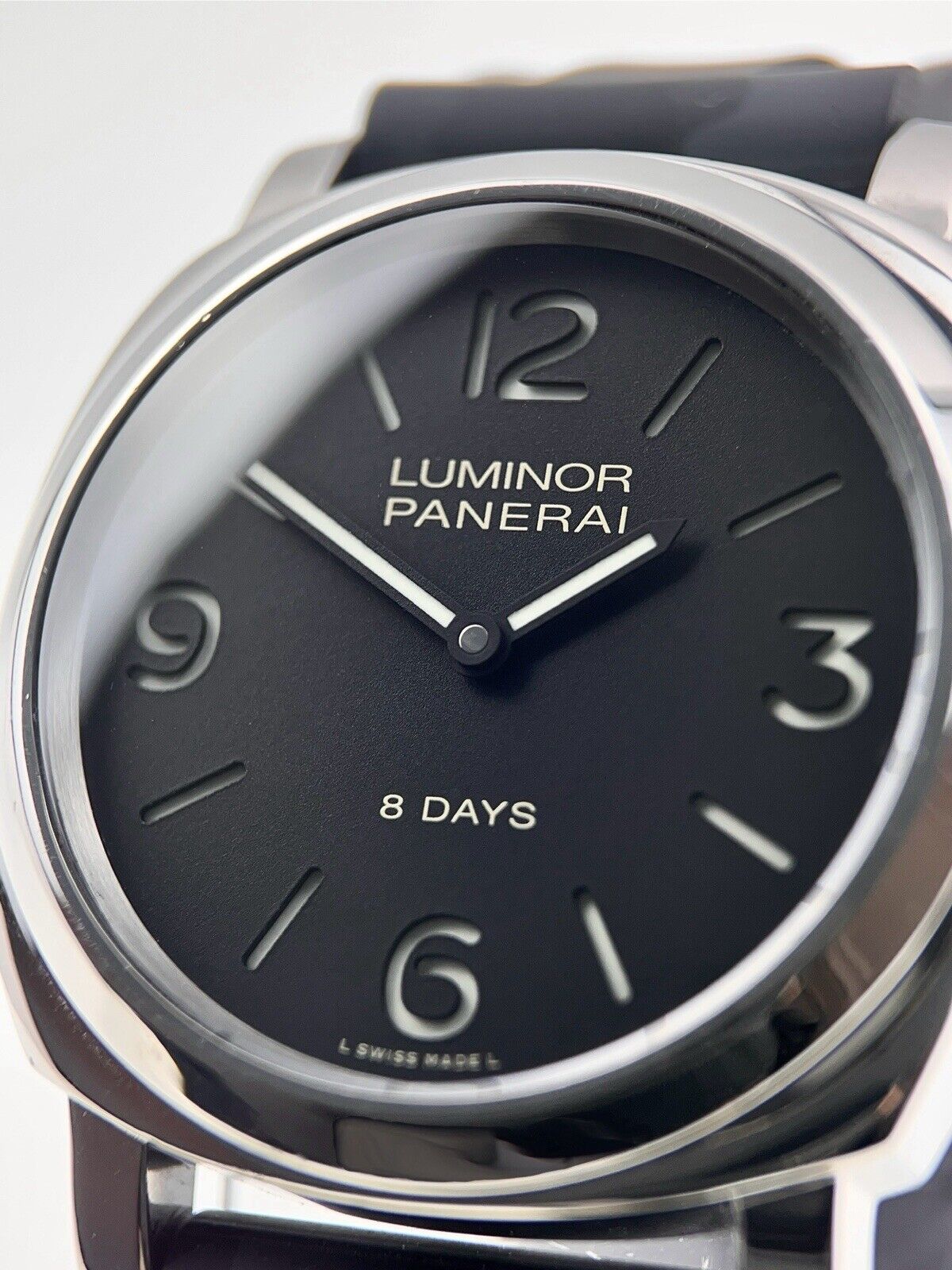 Panerai Luminor Base 8 Day Steel 44mm Manual Wind Men’s Watch PAM00560