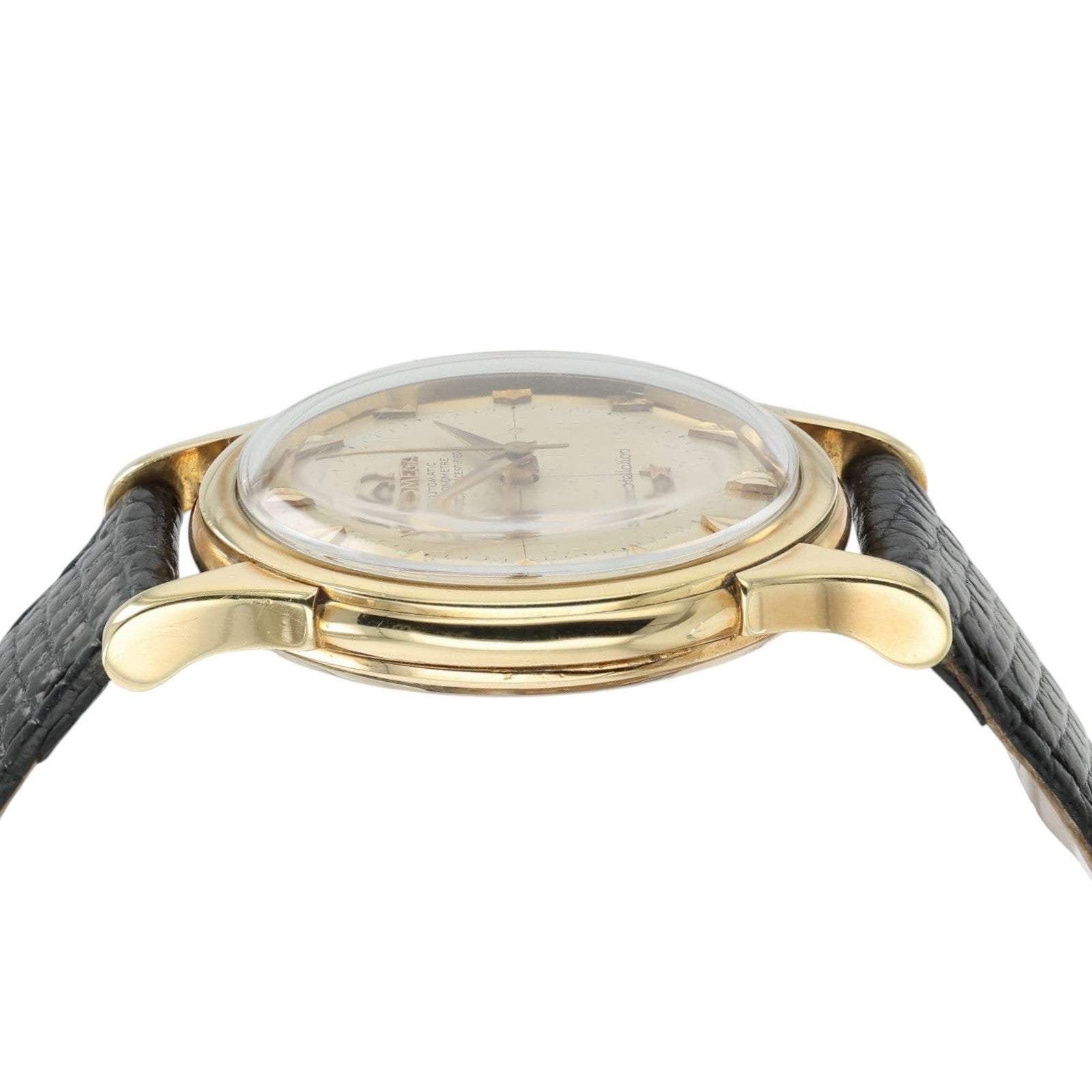Omega Constellation Silver Dial 18k Yellow Gold 35mm Automatic Men’s Watch 2852
