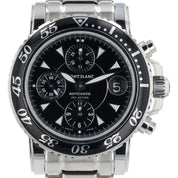 Montblanc Sport Stainless Steel Black Dial 41mm Automatic Movement Mens 7034