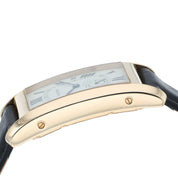 Cartier Tank Americaine 18k Yellow Gold Silver Dial 24mm Quartz Mens W26009C9