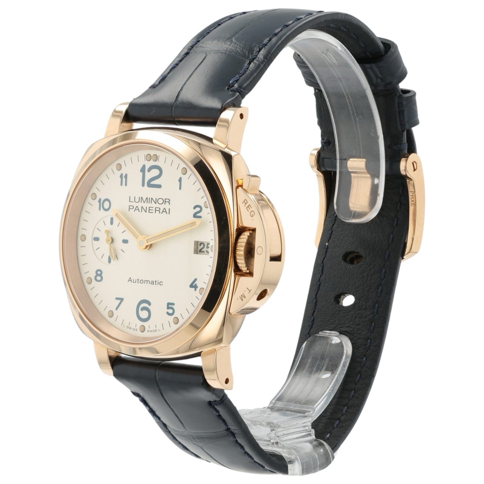 Panerai Luminor Champagne Dial 18k Red Gold 38mm Automatic Men’s Watch PAM00756