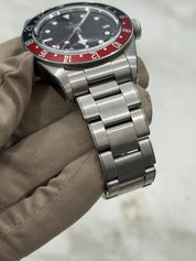 Tudor Black Bay GMT Pepsi Black Dial Stainless Steel Mens Watch 79830RB