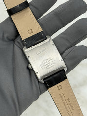 Cartier Tank Solo XL Stainless Steel 31mm Automatic Roman Mens Watch W5200028