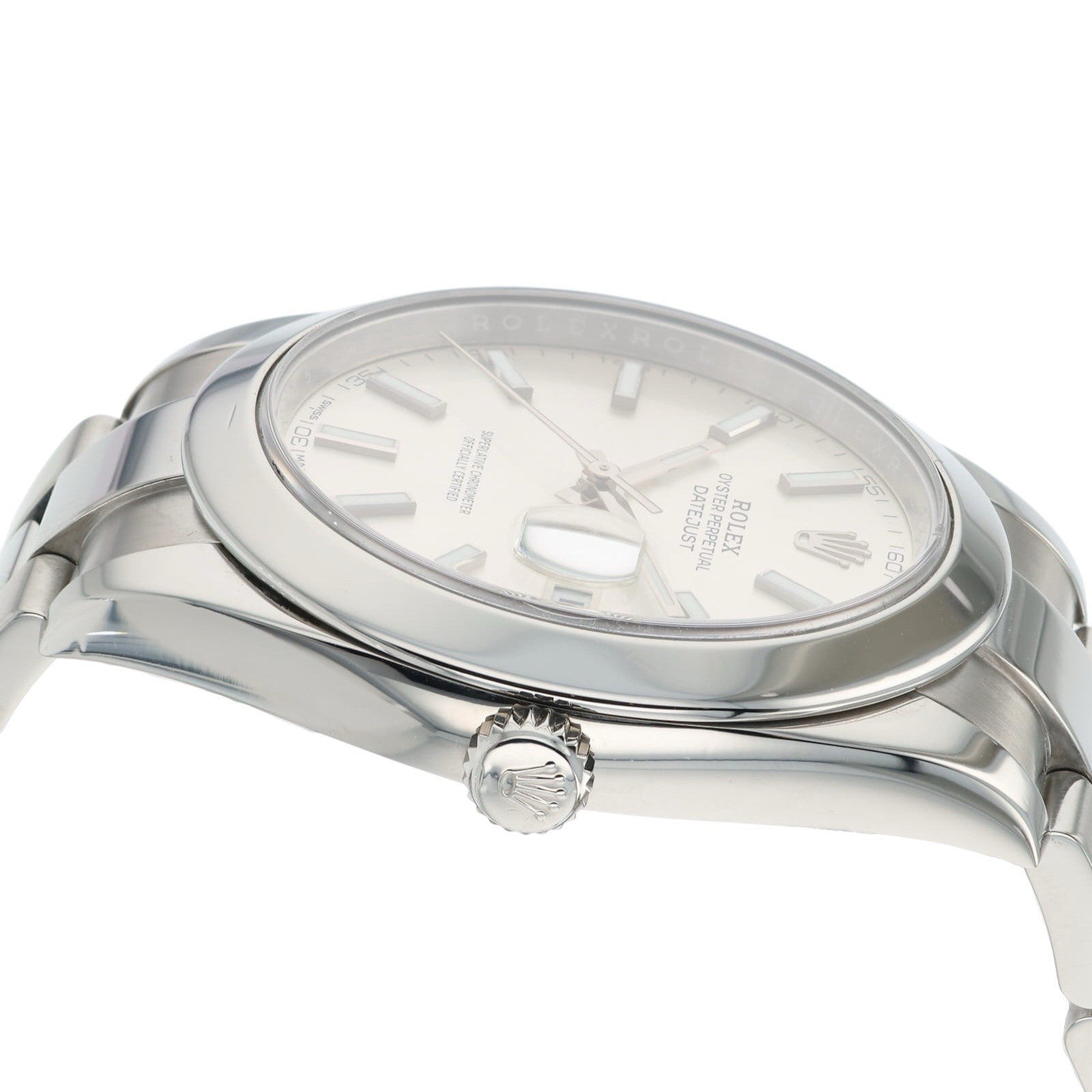 Rolex Datejust Stainless Steel Silver Dial 41mm Automatic Mens Watch 126300