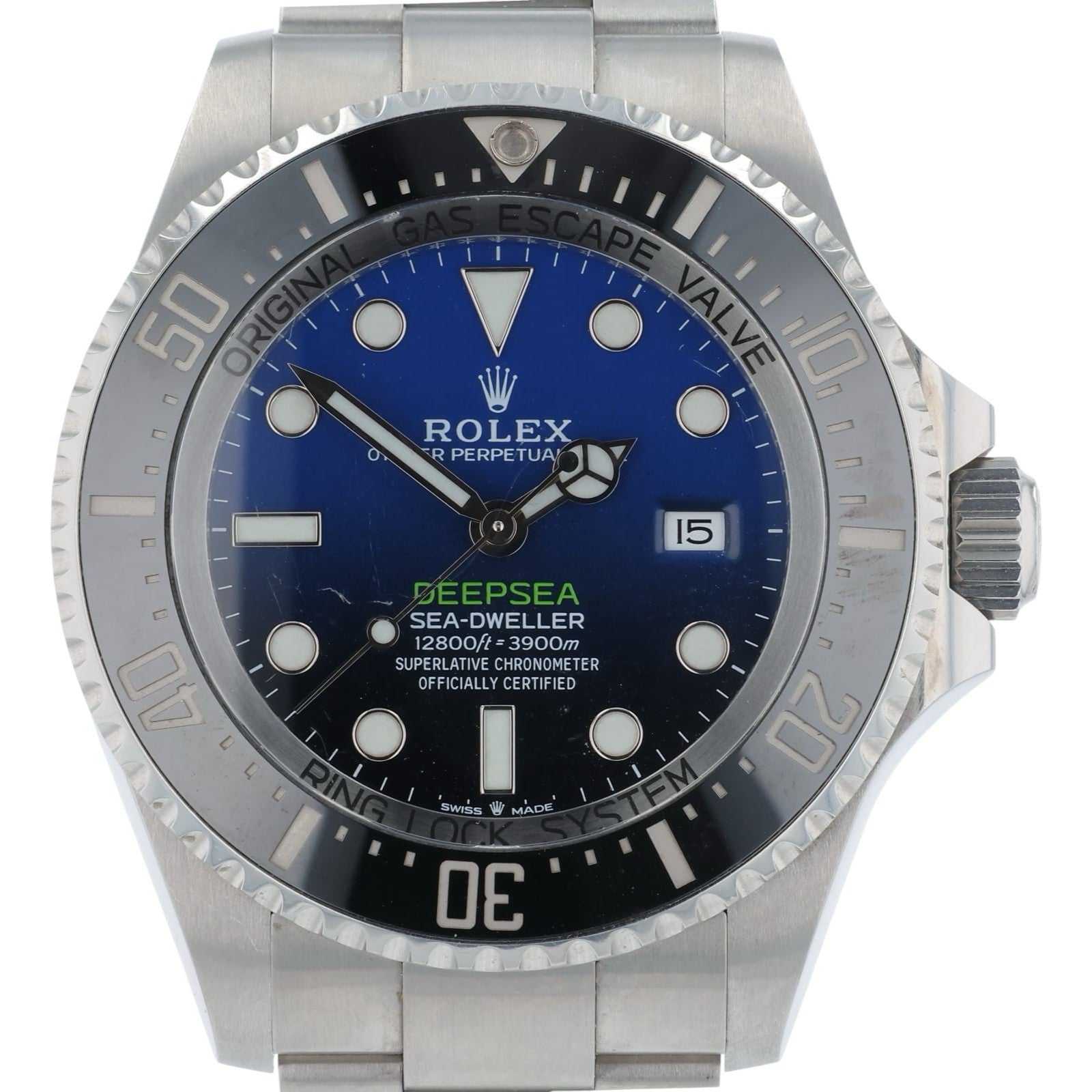 Rolex Sea Dweller James Cameron Steel Blue Dial 44mm Automatic Mens Watch 126660
