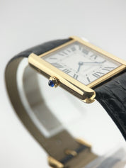 Cartier Tank Solo 18k Yellow Gold and Steel 27mm Quartz Unisex Watch 3167