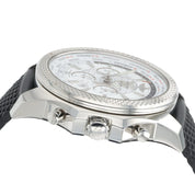 Breitling Bentley White Dial Stainless Steel 49mm Automatic Men’s Watch AB0521