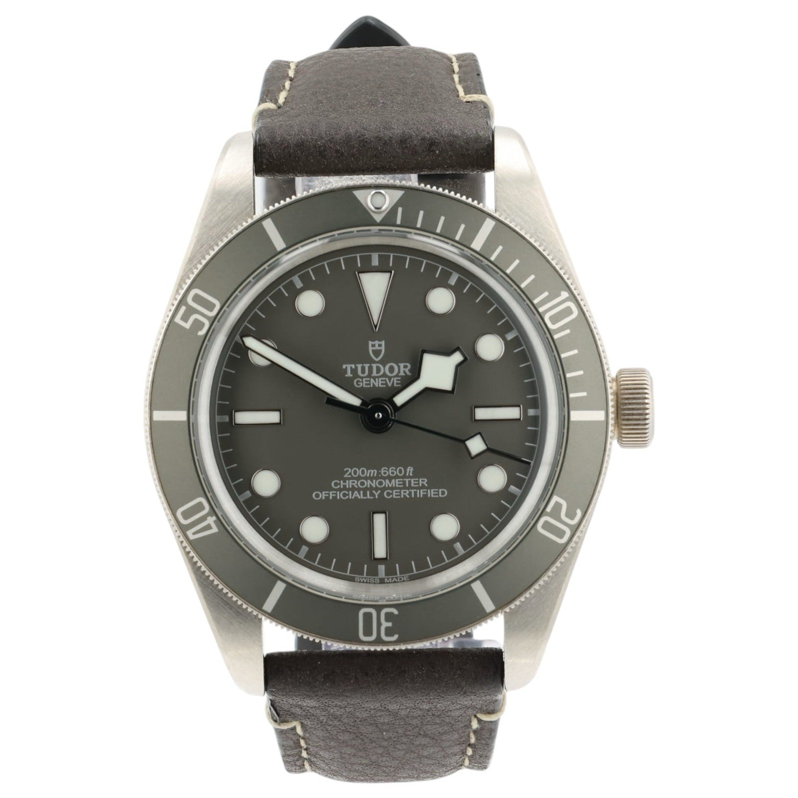 2021 Tudor Black Bay Silver Dial Sterling Case 9mm Automatic Men’s Watch 79010SG