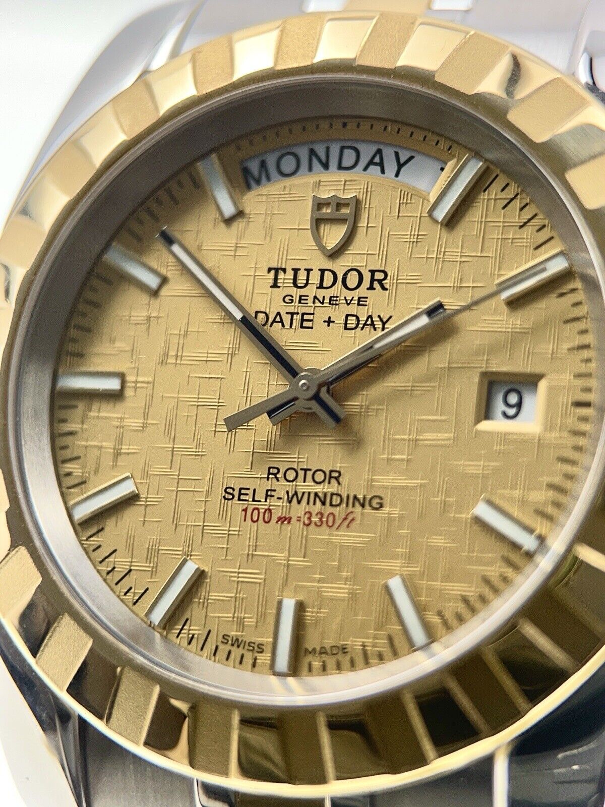 Tudor Classic Day Date Steel & Gold 41mm Automatic Men’s Watch 23013