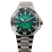 Oris Aquis Date Stainless Steel Green Dial 42mm Automatic Men’s Watch 7769