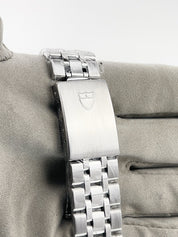 Tudor Prince Date Day Stainless Steel White Dial 36mm Automatic Mens Watch 76200