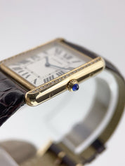 Cartier Tank Solo 18k Yellow Gold 27mm Quartz Movement Men’s Watch W5200004