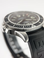 Breitling Superocean Stainless Steel Black Dial 42mm Automatic Mens Watch A17366