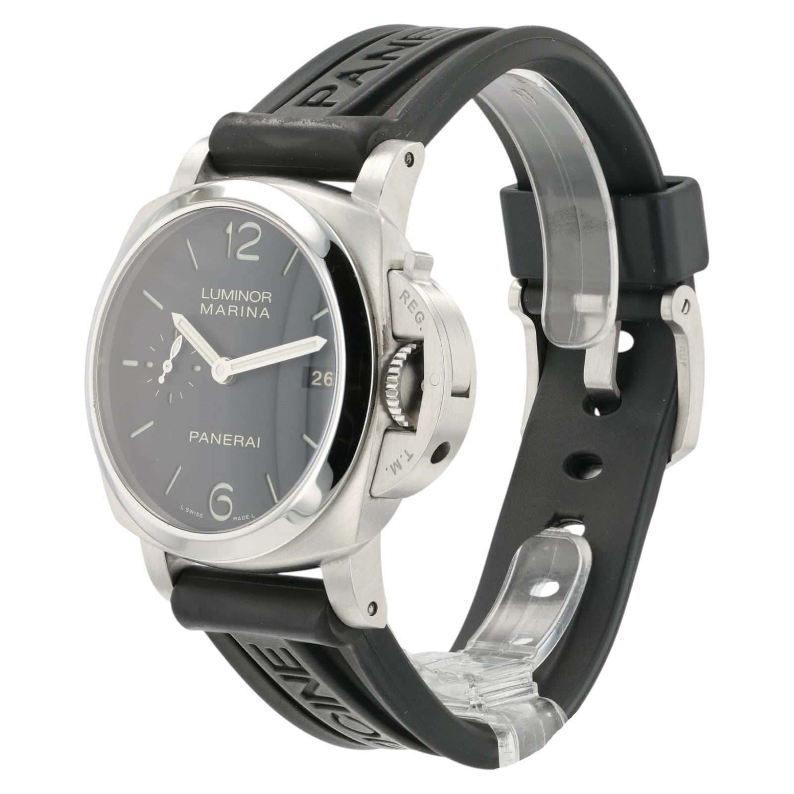 Panerai Luminor Marina Black Dial Stainless Steel 42mm Automatic Mens PAM00392