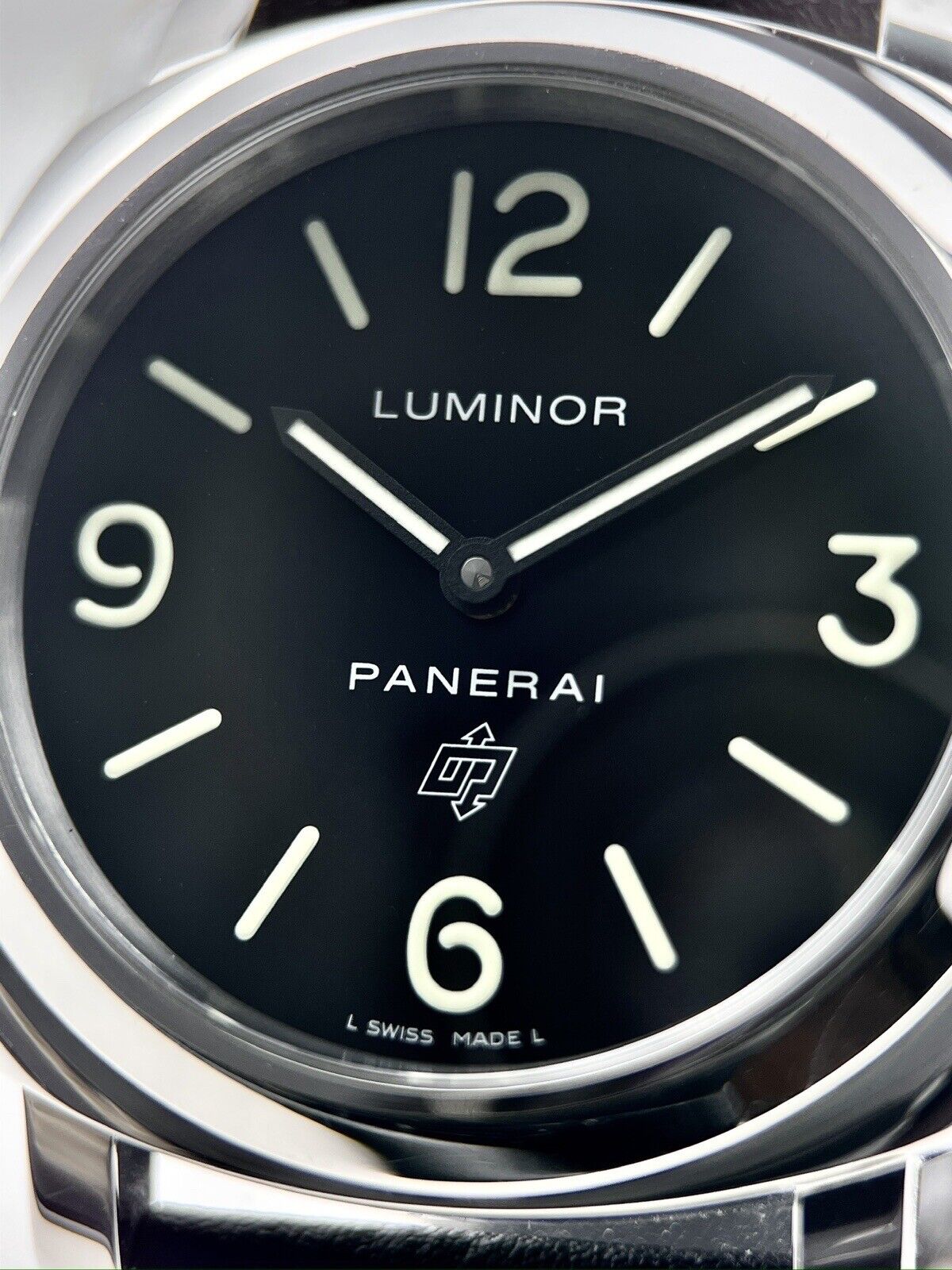 Panerai Wristwatch PAM01000 Luminor Manual Winding Men's Watch W/ Box & Papers