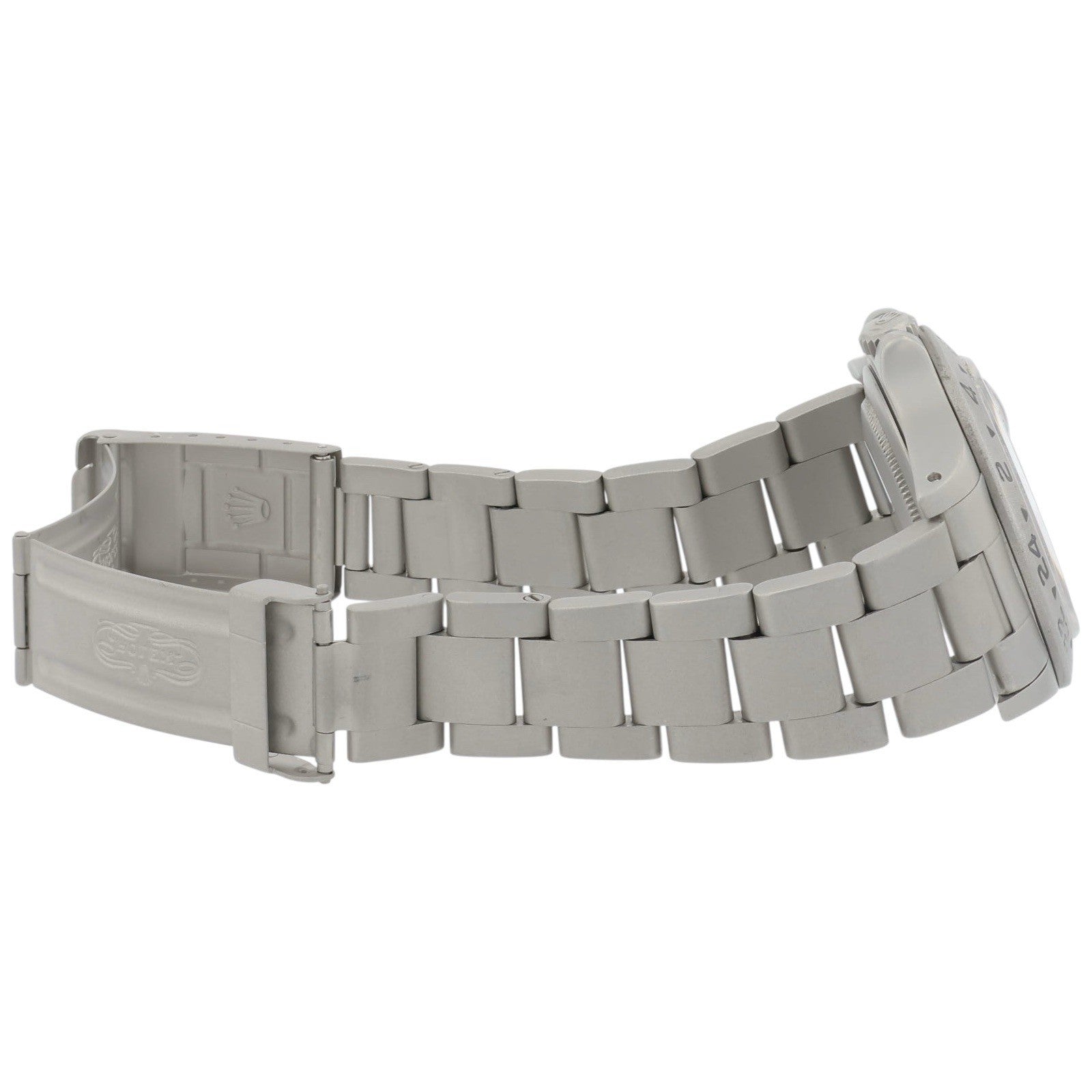 Rolex Explorer II Sand Blasted Steel Black Dial 40mm Automatic Mens Watch 16550