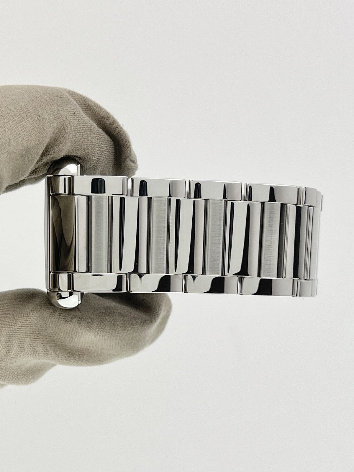 Cartier Tank Stainless Steel Silver Dial 31mm Automatic Men’s Watch WSTA0053