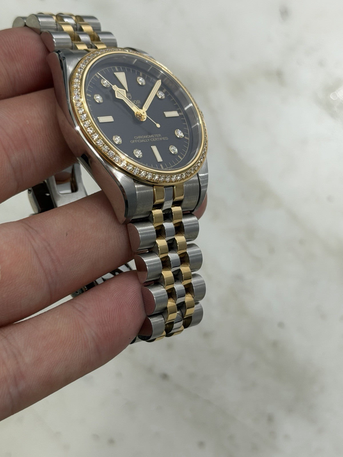 2023 Tudor Black Bay 36 Automatic 36mm Black Dial Factory Diamonds Box & Papers