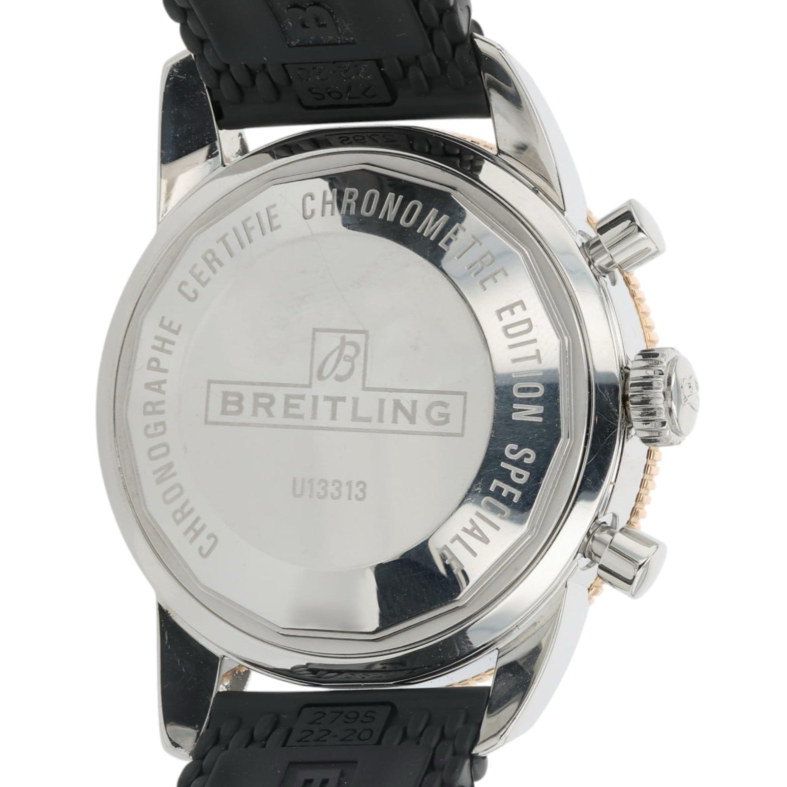 Breitling SuperOcean Black Dial Gold & Steel 44mm Automatic Men’s Watch U13313