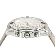 Breitling Chronomat Silver Dial Stainless Steel 44mm Automatic Mens Watch A13356