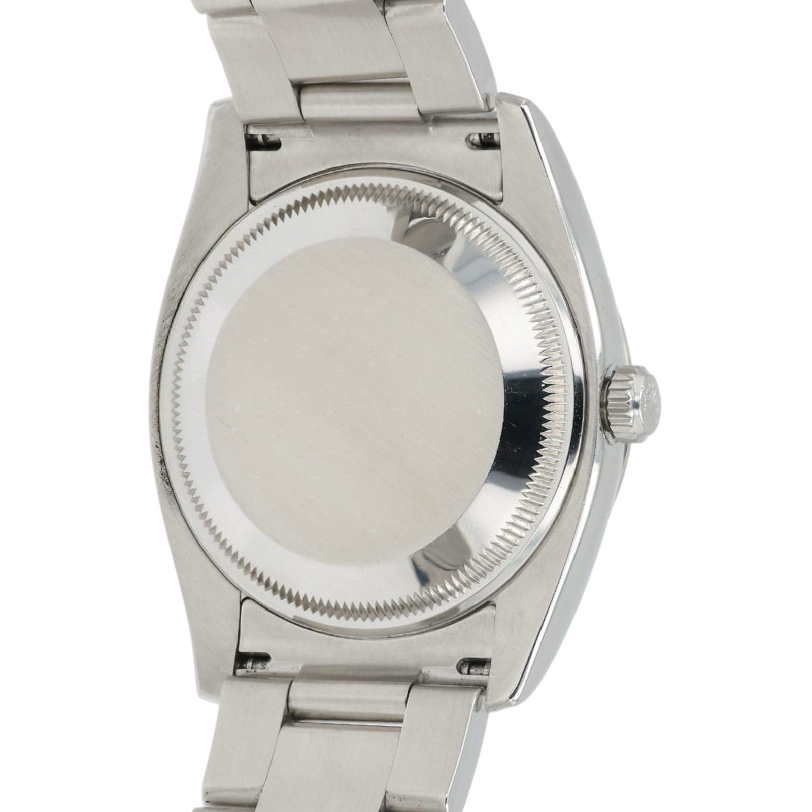 Rolex Date Silver Roman Dial Stainless Steel 34mm Automatic Watch 115234