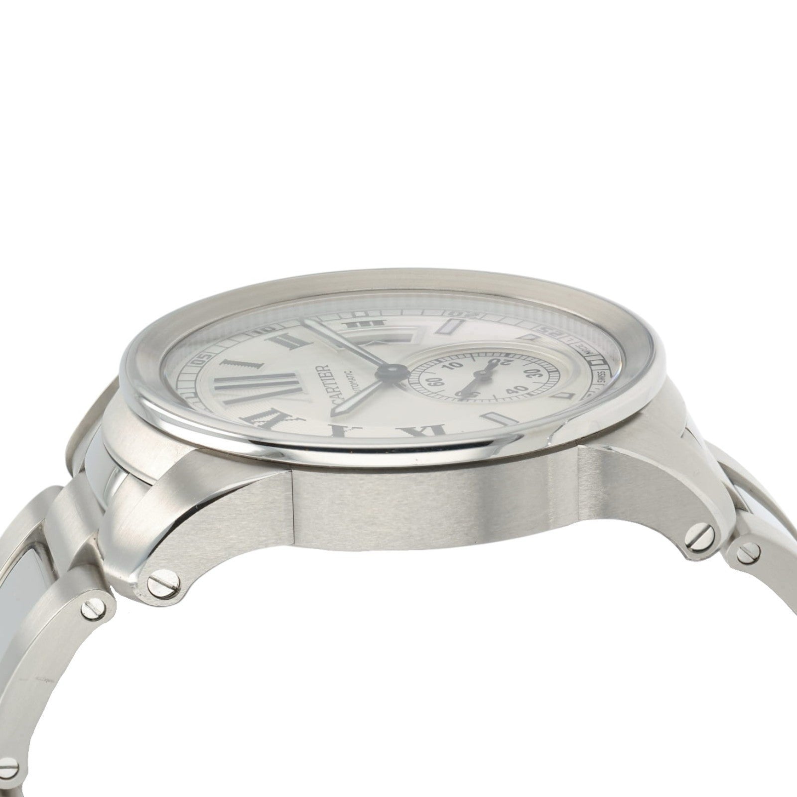 Cartier Calibre de Cartier Silver Dial Stainless Steel 42mm Automatic Mens 3389