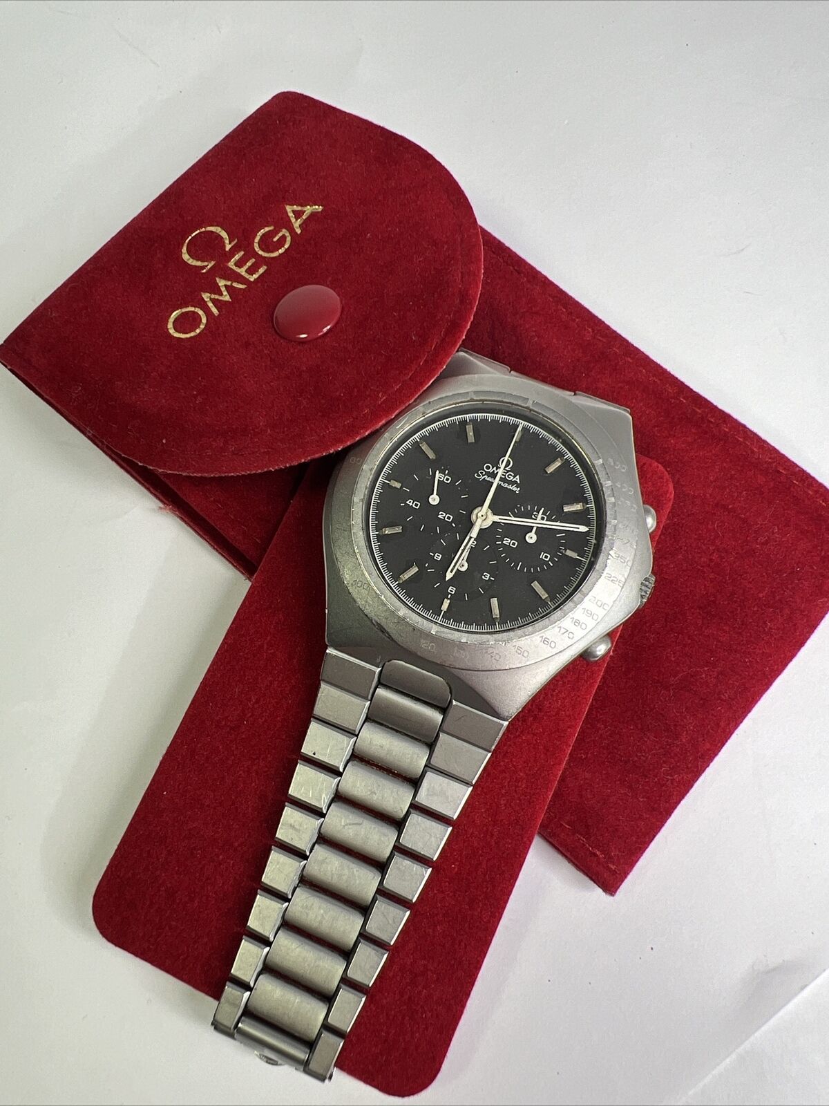 Omega Speedmaster Teutonic Men's Watch Ref 1450040 Cal 861 Steel Chronograph