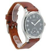Montblanc 1858 Black Dial Stainless Steel 44mm Manual Wind Movement Men’s 7333
