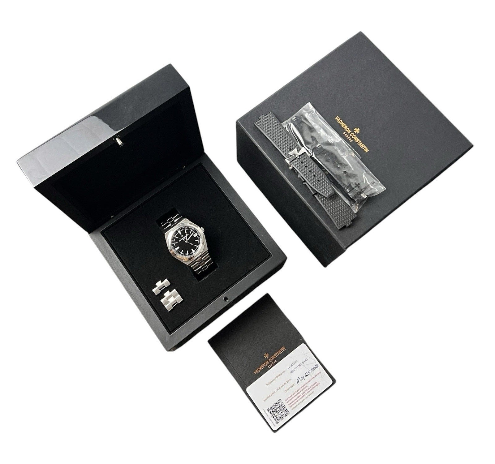 Vacheron Constantin Overseas Black Dial Steel 41mm Automatic Men’s Watch 4500V