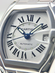 Cartier Roadster Date Steel 37mm Roman Dial Automatic Men’s Watch 2510