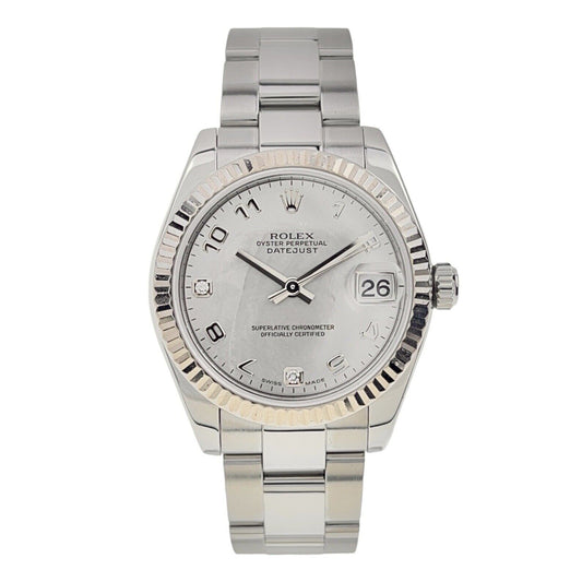 Rolex Datejust Stainless Steel Mother Of Pearl Dial 31mm Automatic 178274