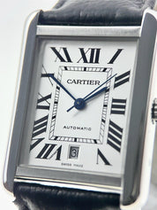 Cartier Tank Solo XL Steel 31mm Automatic Men’s Watch WSTA0029 - Box/Papers