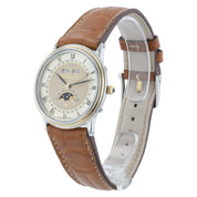 Blancpain Gold & Steel Silver Dial 34mm Manual Wind Movement Watch 6501