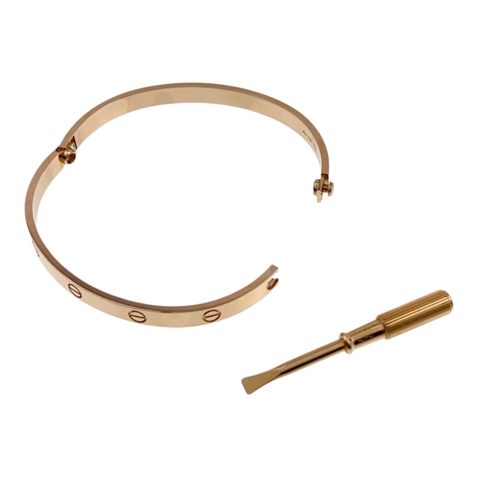 Cartier Love Bracelet 18K Rose Gold Size 20cm Authentic with Box & Certificate