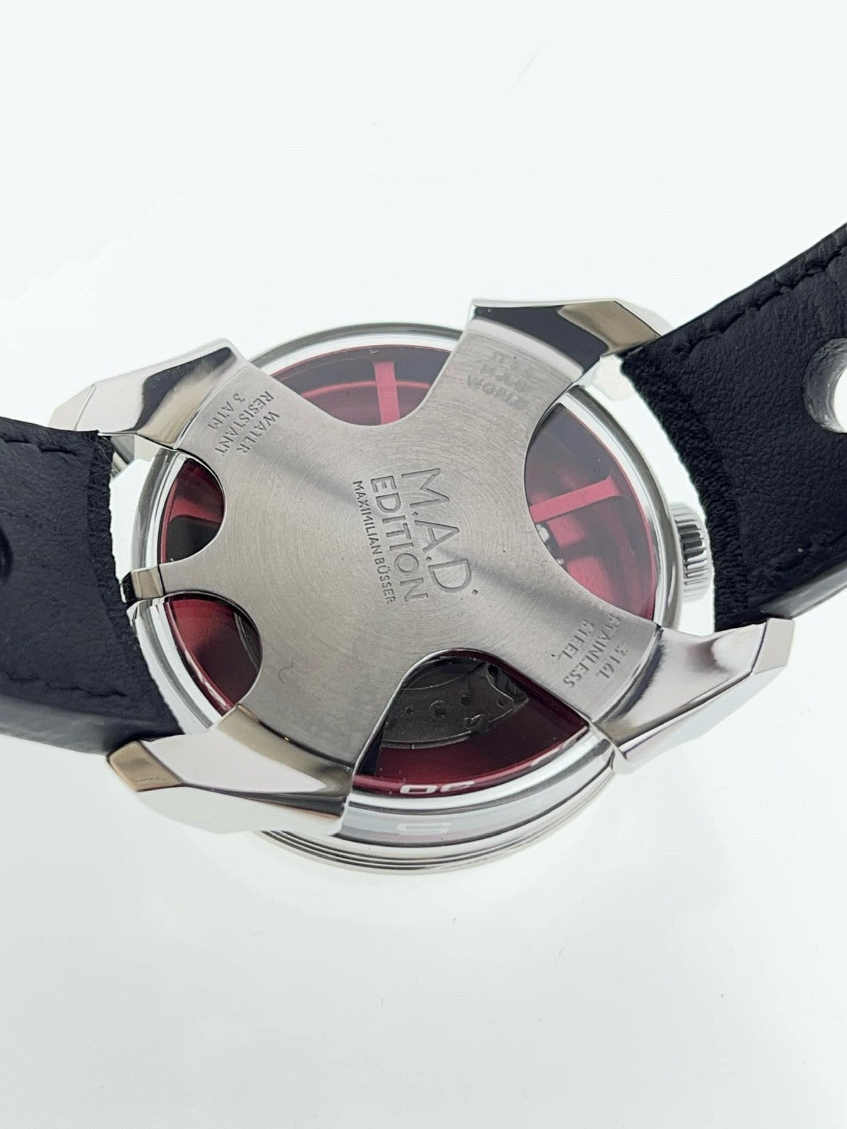 MB&F M.A.D 1 Stainless Steel Red Dial 42mm Automatic Movement Mens Edition 1