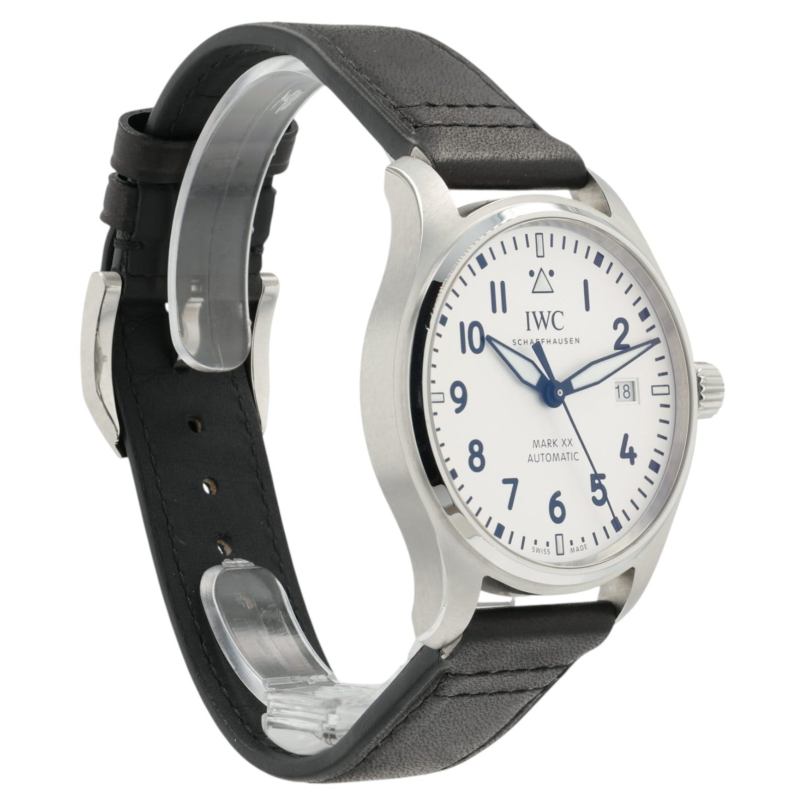 IWC Mark XX White Dial Stainless Steel 40mm Automatic Mens Watch IW328207
