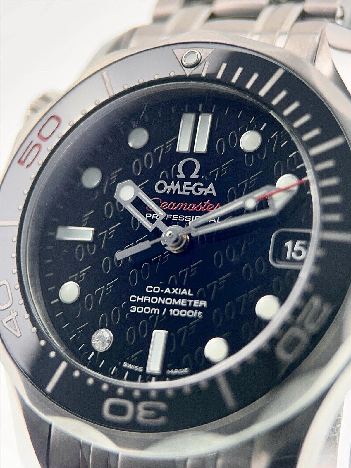 Omega Seamaster Diver James Bond Steel Black Dial 36mm Auto 212.30.36.20.51.001