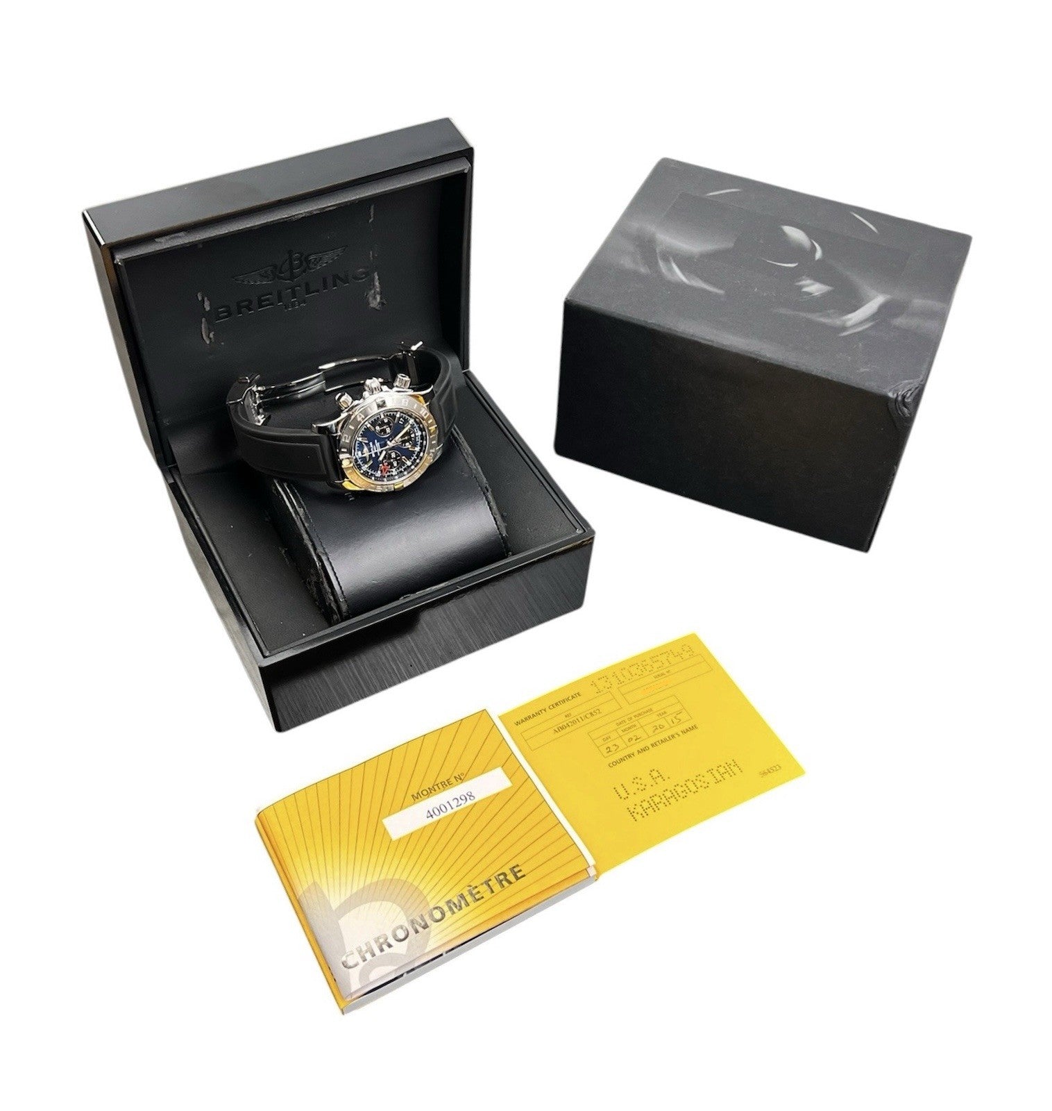 Breitling Chronomat Blue Dial Stainless Steel 44mm Automatic Men’s Watch AB0420