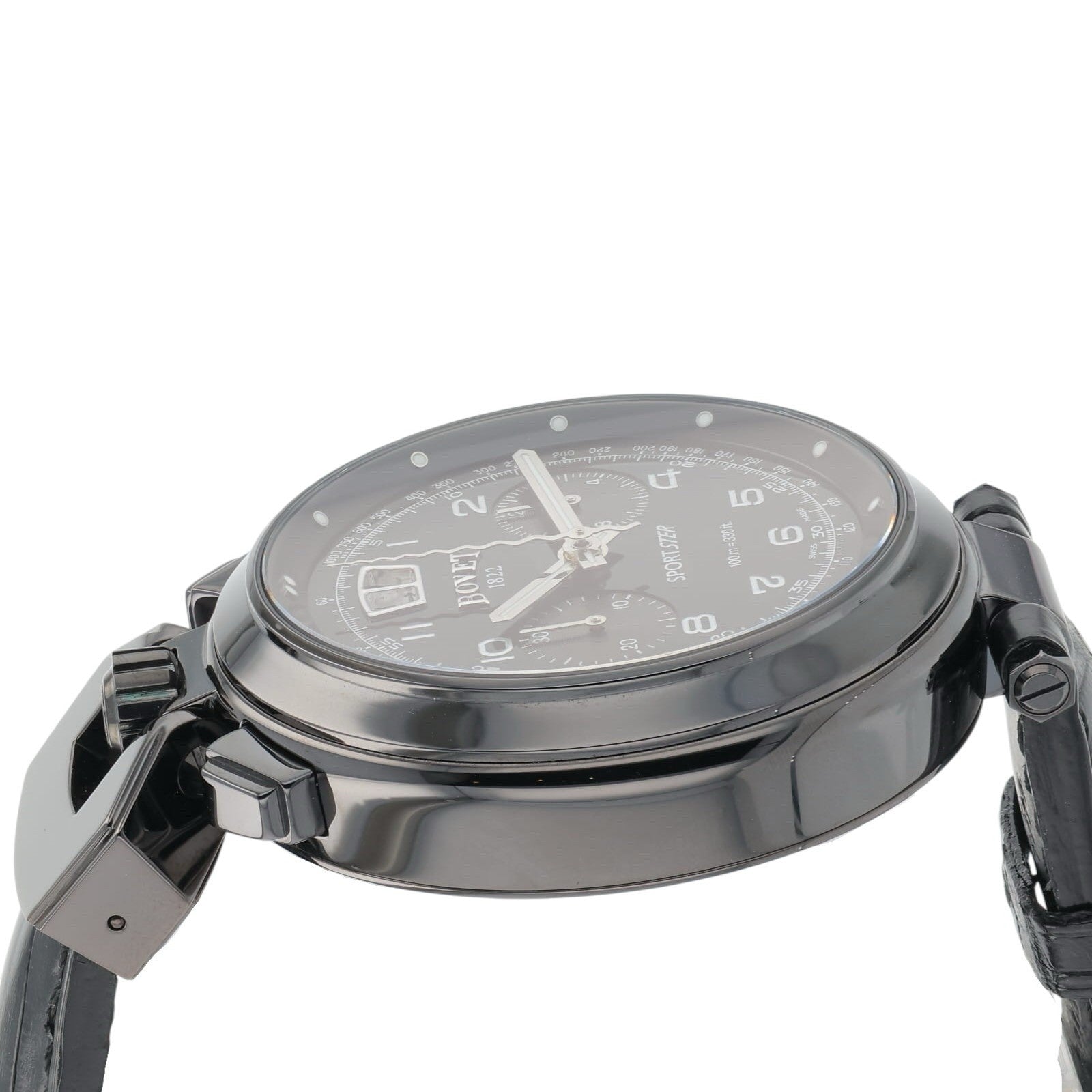NEW 2025 Bovet Sportster Steel Black Dial 44mm Automatic Men’s Watch SP0306