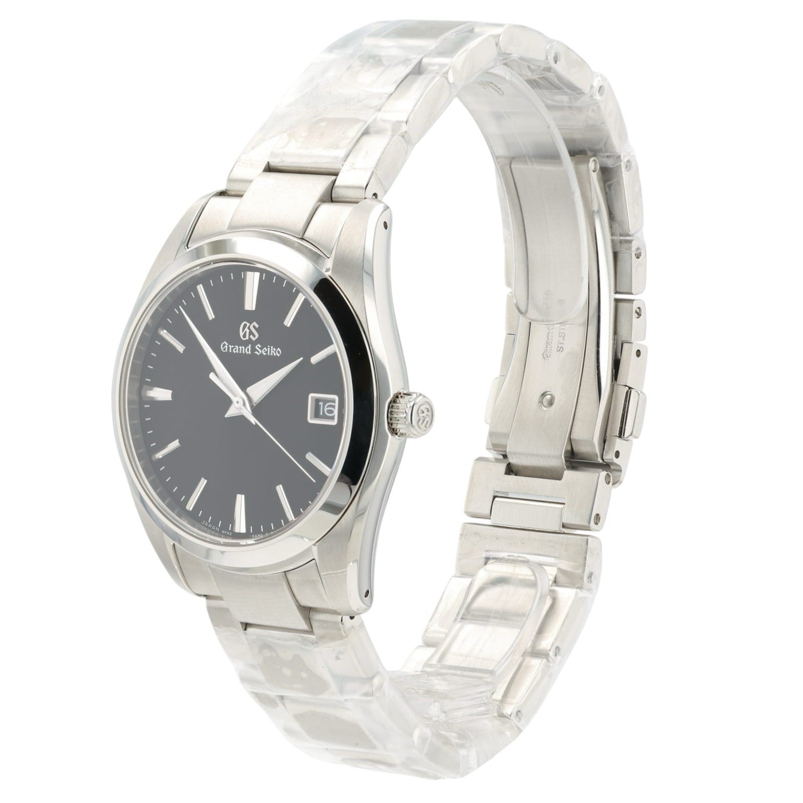 NEW 2025 Grand Seiko Heritage Black Dial Steel 37mm Quartz Men’s Watch SBGX261