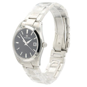 NEW 2025 Grand Seiko Heritage Black Dial Steel 37mm Quartz Men’s Watch SBGX261