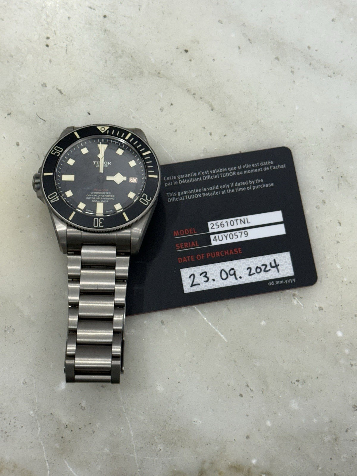 2024 Tudor Pelagos LHD Men's Black 25610TNL Titanium Automatic Watch -  B/P