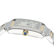 Cartier Tank Francaise Steel and Gold White Dial 25mm Quartz Women’s W2TA0003