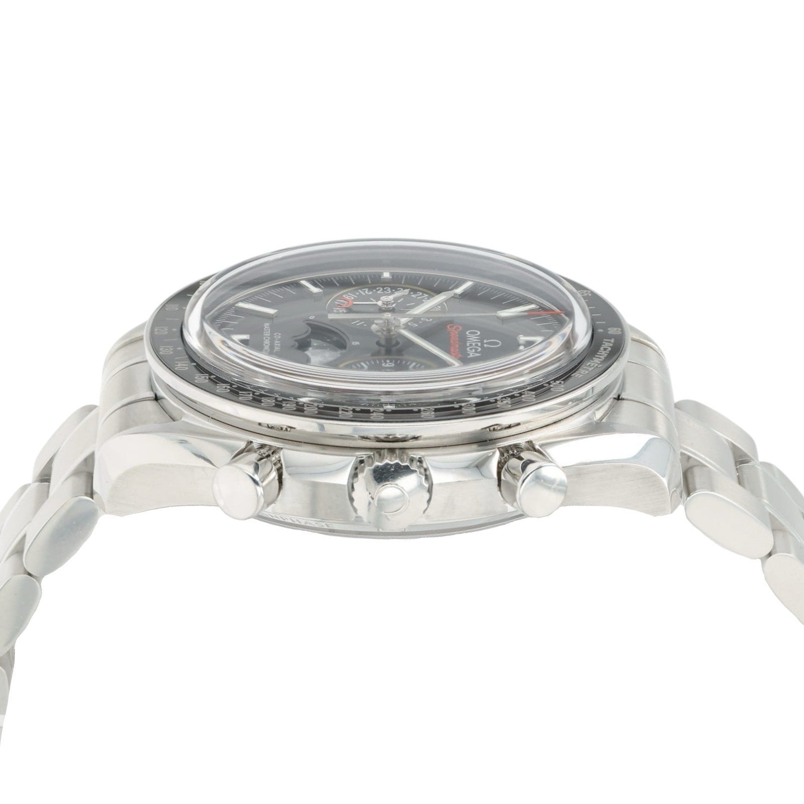 Omega Speedmaster Moonphase Black Dial Steel 44mm Automatic 304.30.44.52.01.001