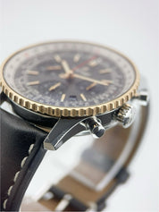 Breitling Navitimer Gold & Steel Gray Dial 43mm Automatic Men's Watch UB121
