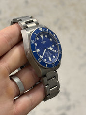 2022 Tudor Pelagos Date Blue Dial Titanium Men's Watch 25600TB - W/ Papers